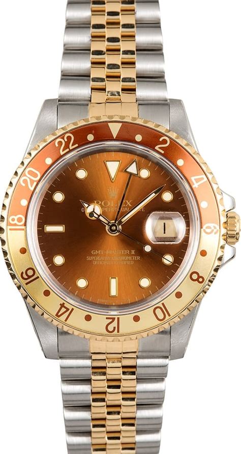 rolex 16713 root beer jubilee|Rolex root beer for sale.